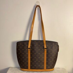 Louis Vuitton Brown Monogram Tote Bag